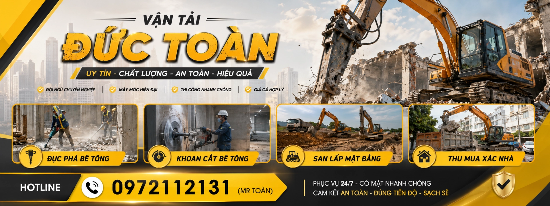 phá dỡ nhà xưởng Tiền Giang